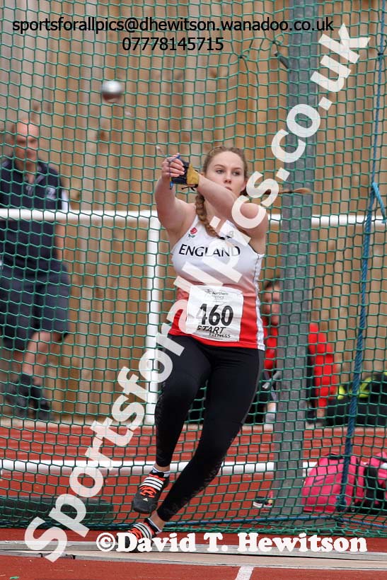 Womens under-17s hammer, Northern Under-13s, U-15s and 17s Championships. Photo: David T. Hewitson/Sports for All Pics